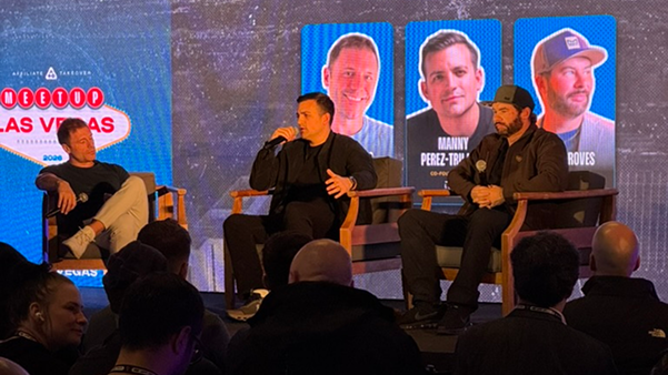 Leads Icon founders on a conference panel in Las Vegas