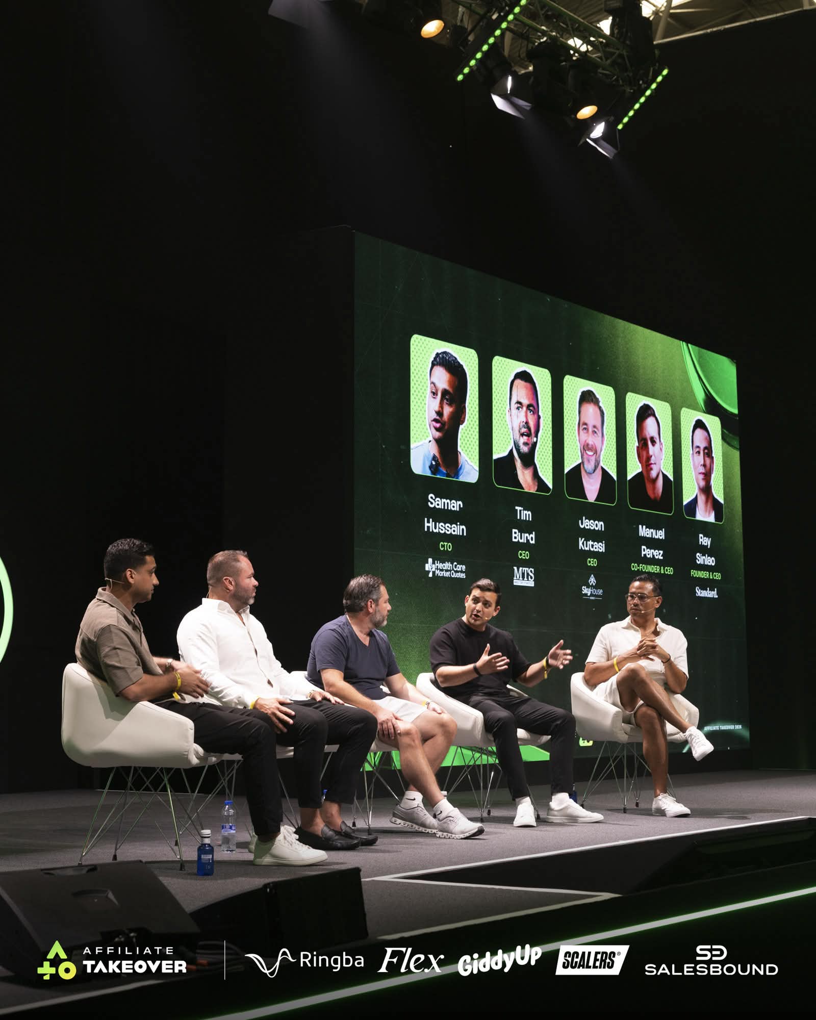 Affiliate Takeover panel discussion on stage